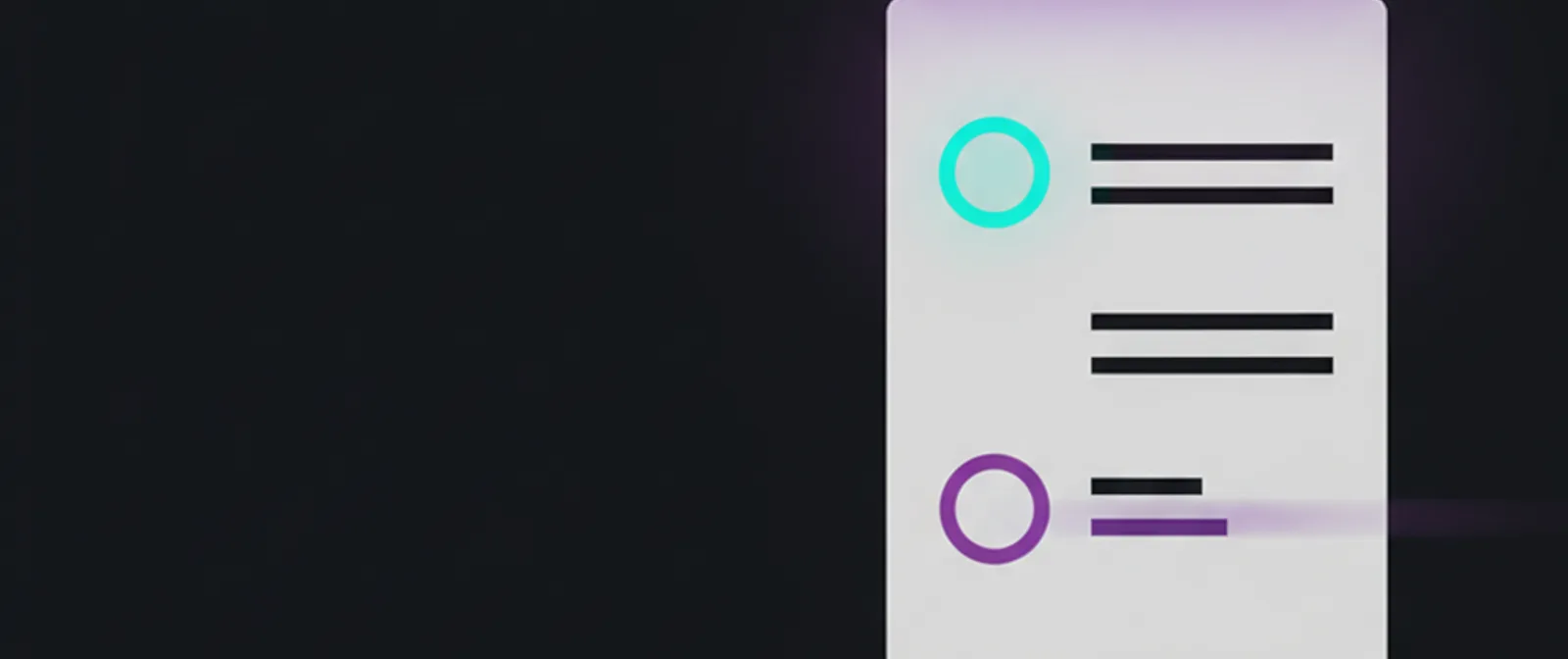 A simple form with two options to choose from, standing in for a cleaner way to enter records into a list
